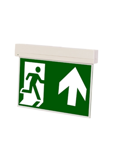 Acil Yönlendirme Sıva Üstü (Yukarı Koşan), Kendinden Bataryalı, 2