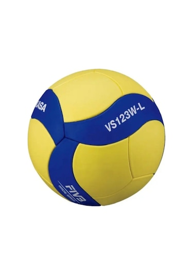 Mikasa VS123W-L No 5 Yapıştırma Voleybol Topu Mavi Sarı Mavi - Sarı