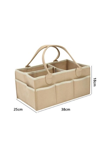 Pembe El Keçe Bebek Bezi Çantası, Özelleştirilmiş Katlanabilir Anne Çantası, Keçe Saklama Seyahat Çantası, Anne Ve Bebek Çantası Pembe