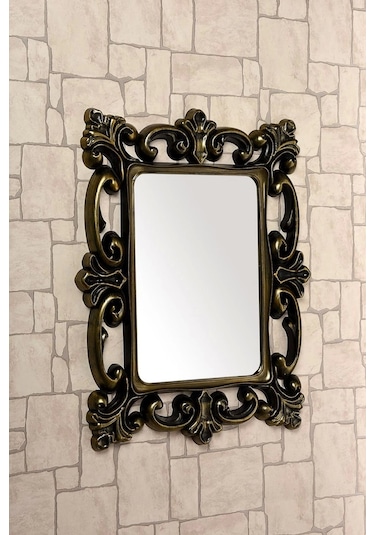 Dekoratif Kare Ayna Boyalı