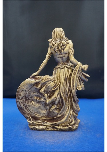 Frigga Annelik Tanrıçası Heykeli 22 Cm Mitolojik Biblo, Ev Dekor Ve Hediyelik Altın