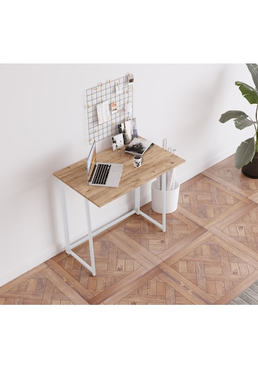 FahrettinKüçük Work001 Katlanır Çalışma Masas 120 CM Beyaz41 FahrettinKüçük Work001 Katlanır Çalışma Masas 120 CM Beyaz41