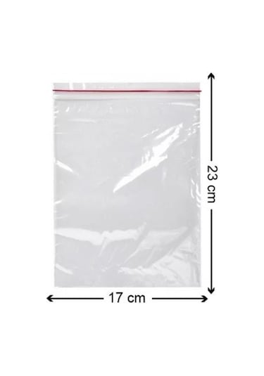 Kilitli Torba Kilitli Poşet 17X23 Cm 100 Adet