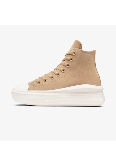 Converse Chuck Taylor All Star Move Platform Unisex Kahverengi Süet Sneaker - A11145c Kahverengi
