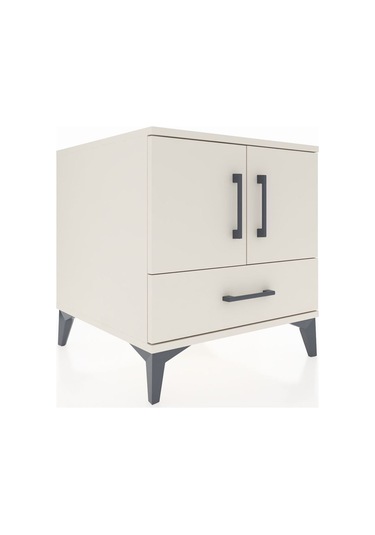 Kronos Komodin 2 Raflı Tek Çekmeceli 2 Kapaklı 60x59x64 Aytaşı-aytaşı Aytası