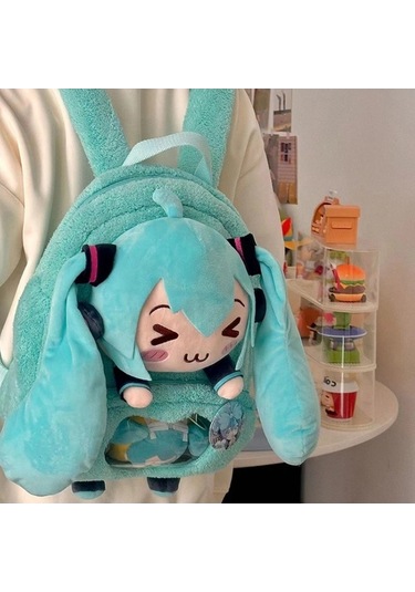 Fastbuy Hatune Miku Tatlı Sevimli Yaratıcı Anime Nakış Çok Renkli Moda Çok renkli