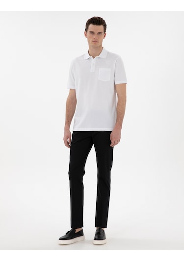 Pierre Cardin Erkek Beyaz Tişört Basic 50302538-vr013 Beyaz