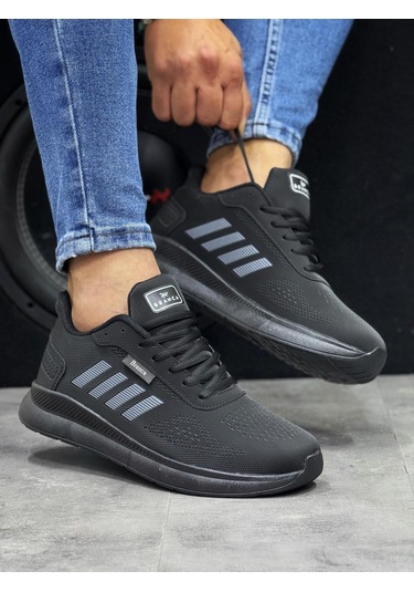 Khayt Bezero Su Ve Soğuk Dayanıklı Erkek Kadın Spor Ayakkabı Siyah - Füme