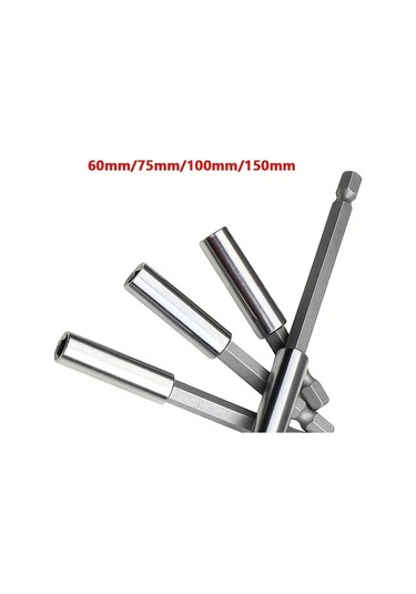 Willowhaven 1/4 İnç Şaftlı 150mm Promaster Manyetik Uzatmalı Uç Seti - Elektrikli Matkaplar İçin Uzun Saplı Vidalama Uçları Diğer
