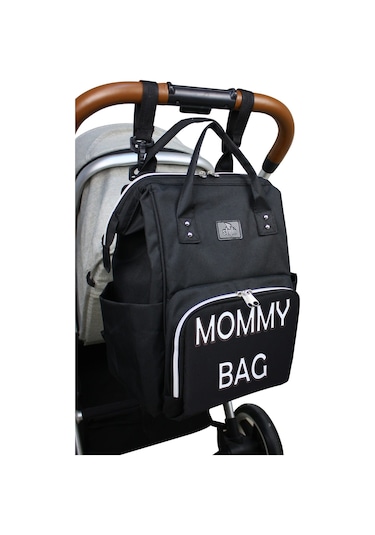 Stylo Star Mommy Bag Anne Bebek Bakım Sırt Çantası Siyah