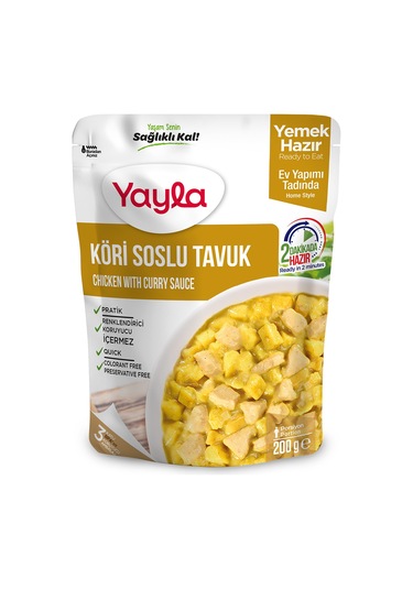 Yayla Yemek Hazır Köri Soslu Tavuk 200 G