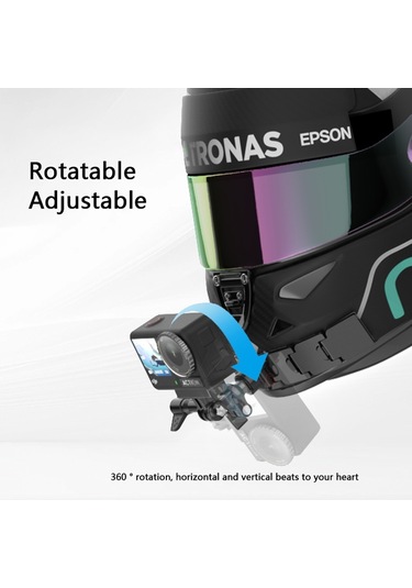 Flw418 Gopro/djı/ınsta360 Motosiklet Kask Çene Montaj Tutucu Eylem Kamera Braketi
