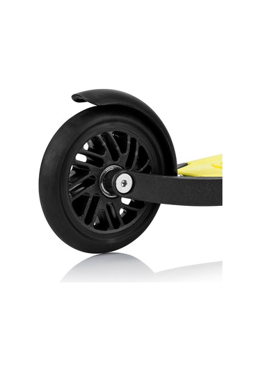 Wellgro Turbo 3 Tekerli Yükseklik Ayarlı Scooter, Sarı Sarı