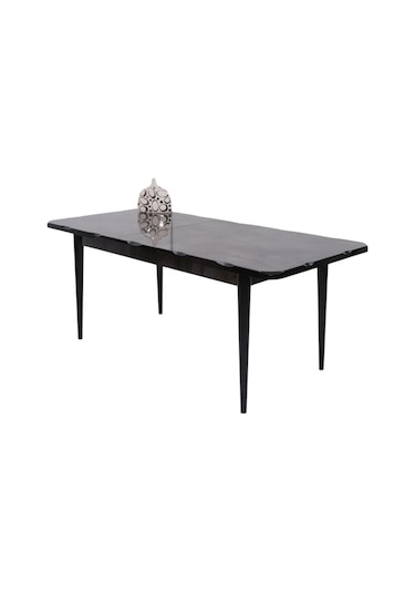 Duru Tuna Mdf Lak Panel Açılır Yemek Masa Takımı 90x160
