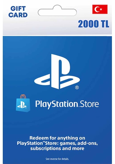 Playstation Hediye Kartı 2000 Tl