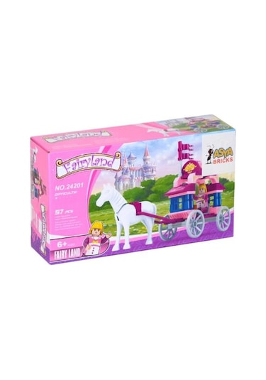 0131-24201 Asya Bricks Fairland Blok Seti / 57 Parça.