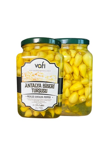 Vafi Turşu Serisi Antalya Biberi Turşusu 1000cc-500gr-8480