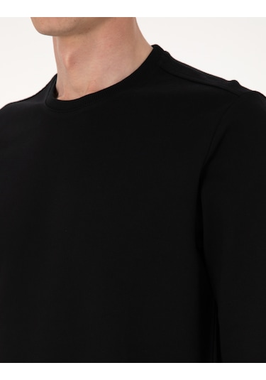 Pierre Cardin Erkek Siyah Sweatshirt 50314054-vr046 Siyah