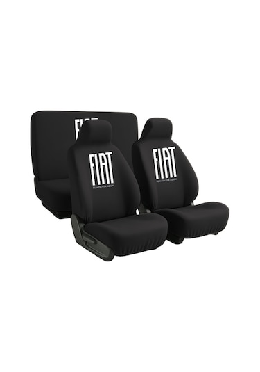 Fiat Panda İle Uyumlu Ön Arka Koltuk Kılıf Seti Pratik Kullanım Siyah