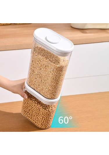 Hava Geçirmez Gıda Saklama Kabı Kapaklı Mühürlü Kavanoz Gıda Sınıfı Bpa İçermez Diğer