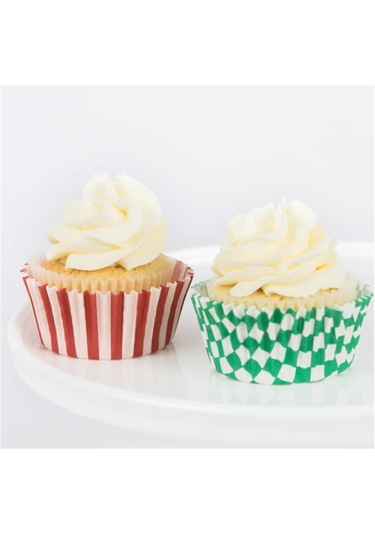 Meri Meri - Festive House Cupcake Kit - Yeni Yıl Evi Cupcake Kit 24'lü