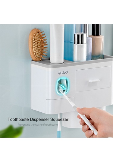 Geeksen Mıknatıslı Diş Fırçası Askısı İle Diş Macunu Dispanseri - Duvara Monte Banyo Organizasyonu Diş Fırçası Kabı Ve Saklama Ünitesi Diğer Geeksen Mıknatıslı Diş Fırçası Askısı İle Diş Macunu Dispanseri - Duvara Monte Banyo Organizasyonu Diş Fırçası Kabı Ve Saklama Ünitesi Diğer