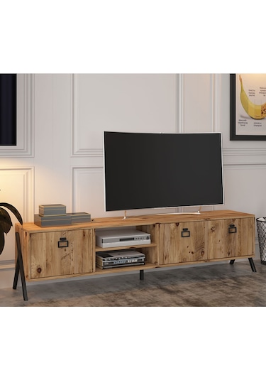 Yanke Tv Ünitesi 180 Alt Modül Atlantik Çam Atlantik Çam