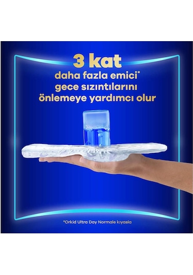 Orkidhijyenik Ped Ultra Gece Ekstra Max 14' Lü 4 Adet