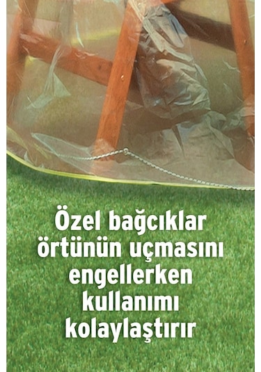 Homaks Mobilya Koruma Örtüsü 260x160 CM Şeffaf