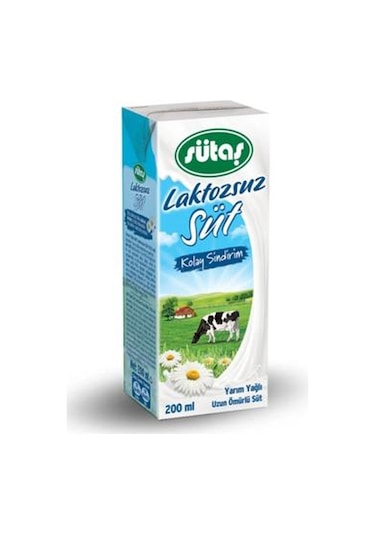 Sütaş Laktozsuz Süt 200 ML