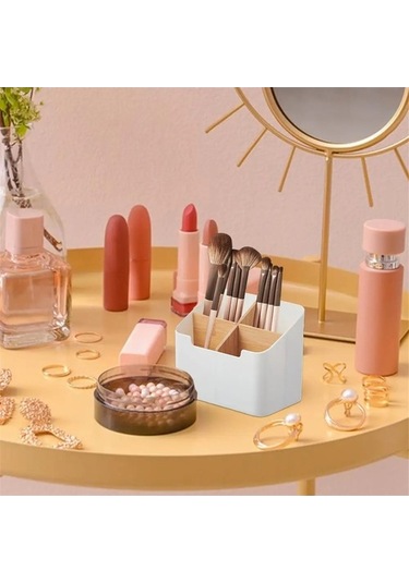 Createtech Depolama Kutusu Tv Klima Uzaktan Kumanda Düzenleyici Beyaz