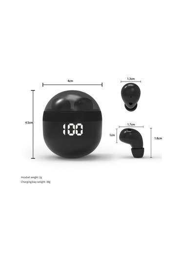 Agoodshop Sk18 Superbass Kablosuz Tws Bluetooth Kulaklık - Ipx5 Su Geçirmez, Hd Ses, Led Ekran