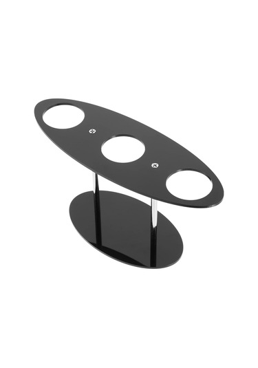 Cbtx Yx035 Akrilik Dondurma Külahı Rafı Dondurma Standı Siyah