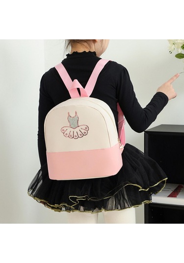Suntek Bale Dans Sırt Çantası Kızlar Latin Dansı Jimnastik Pembe