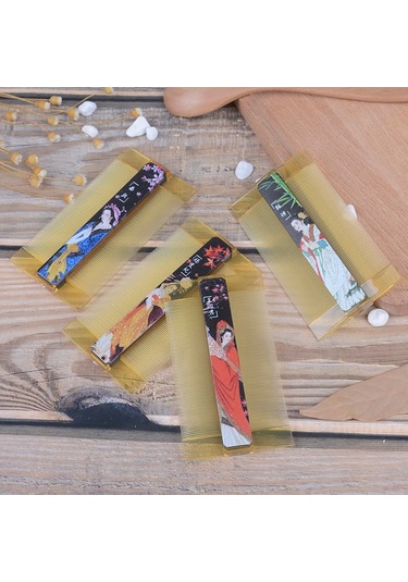 Çift Taraflı Kafa Bit Tarağı Reçine Yoğun Dişli Tarak Kepek Önleyici Tarak Kuaförlük Tarağı Saç Bakım Aksesuarları Aracı Bit Tarağı