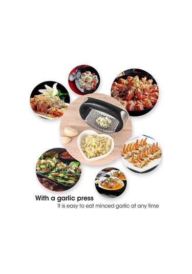 Salıncak Tabanlı Sarımsak Presi, Paslanmaz Çelik Sarımsak Kıyma M Çok Renkli