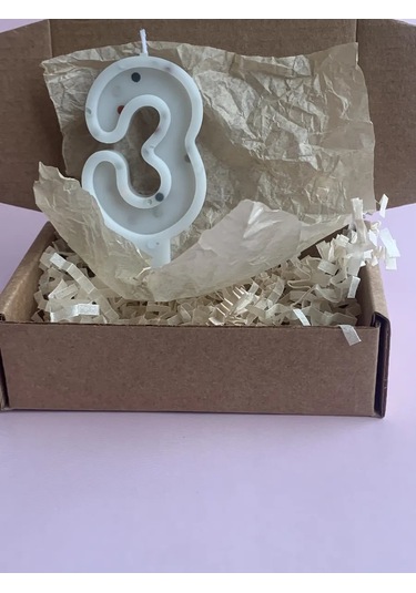 Happy Moments Shop Şık Pastalar İçin Rakam Şekilli Mum 320453759 Diğer