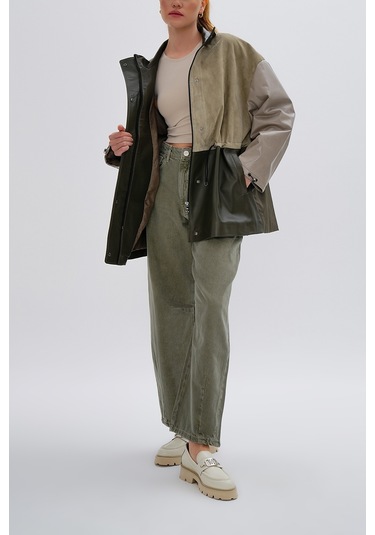 Valmenti Kadın Hakiki Deri Sarı Mont 616 Z-4010 Bn Derımont Sk24/25 Olıve Sarı