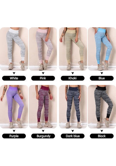 Ximistore9 Kadınlar İçin Yüksek Bel Dikdörtgen Desenli Yoga Tayt, Spor Ve Egzersiz İçin Dar Kesimli Uzun Pantolon Koyu Mavi