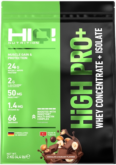 Hıq High Pro+ 2 Kg Chocolate&hazelnut Flavored