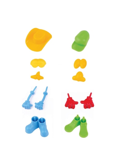 Oyuncak İnsan Figürü Seti Oyun Hamuru 150 Gr