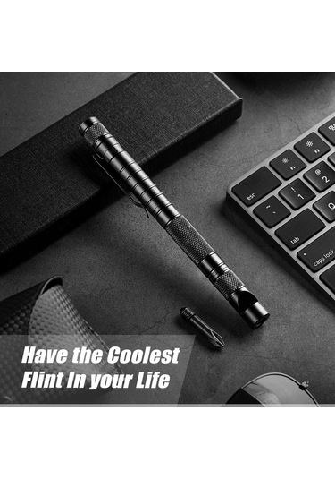 Novahub Çok Amaçlı Kalem: Pusula & Düdükli, Renkli Outdoor Kiti Hazır Çok Renkli