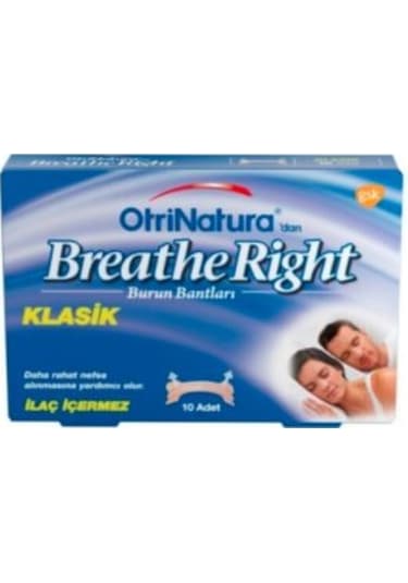 Breathe Right Klasik Burun Bandı Normal Boy 10'lu