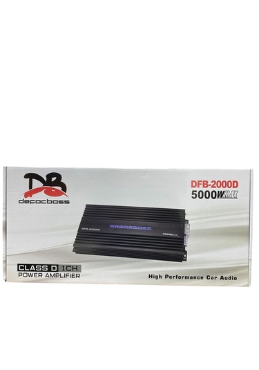 Defacbass Dbf-2000.1d Mono Ampfilikatör Bass Amfisi