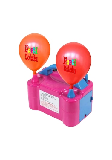 Çift Çıkışlı Balon Şişirme Makinası. Elektrikli Balon Pompası