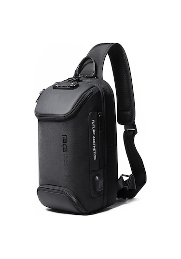 Bange BG-7082 Kilitli ve USB Şarj Portlu Omuz Çantası