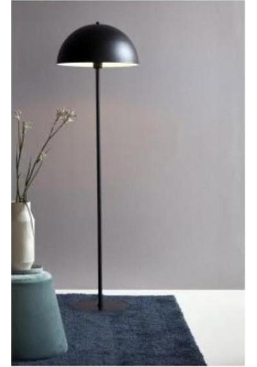 Mylights Retro Rustik Mat Siyah Lambader Köşe Lambası Metal La
