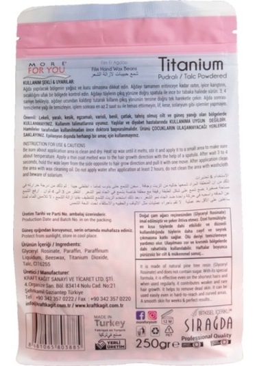 More For You Boncuk Sir Ağda Titanium 250 G