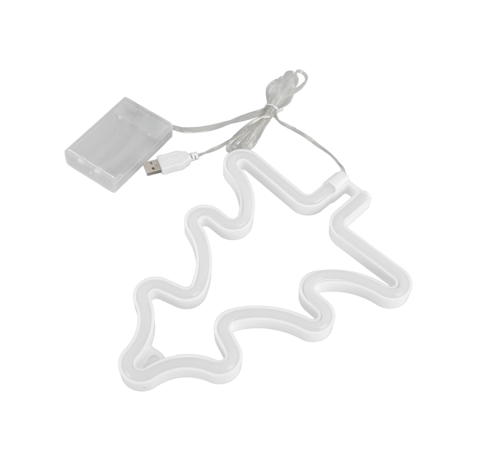 Youtek Yeşil Işıklı Noel Ağacı Şekilli Led Neon Işıklı Tabela - Güvenli Düşük Voltajlı Dekoratif Aydınlatma - Partiler, Festivaller İçin - Pil Dahil Değil Diğer