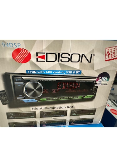 Edison Emp 94 Dsp Usb Aux Bluetooth Fm Radio Oto Teyp Mp3 4x55wa